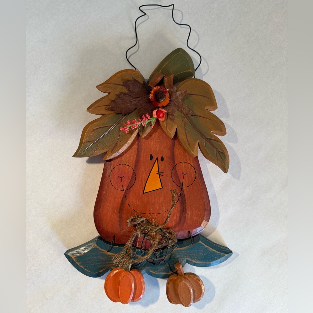 Adorable Autumn Pumpkin Hanging Decor